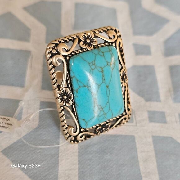 Free People Rodeo stone ring New - Picture 1 of 3